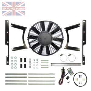 Austin Healey 100/4 Cooling Fan Kit - Negative Earth