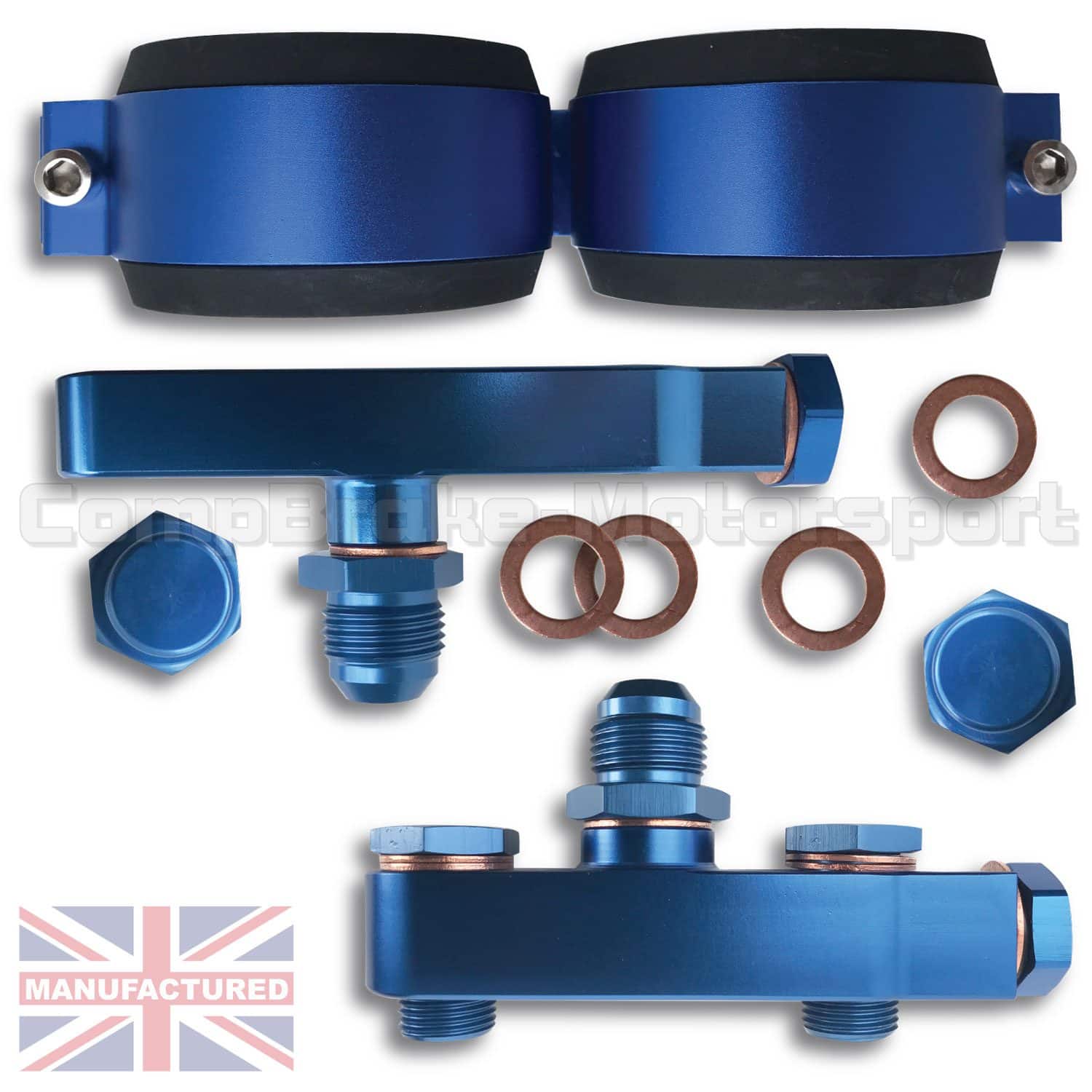 Twin Fuel Pump Bracket & Clamp Assembly Kit [Boshe 044 Equivalent]