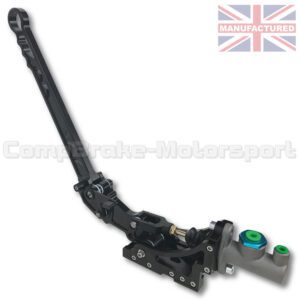 Universal Hydraulic Handbrake Kit With Ratchet Mechanism – Aluminium Black 1-Handle 1-Cylinder