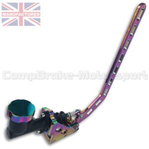 Hydraulic Drift Handbrake Kit With Oil Tank Installed – Aluminium Neo-Chrome 1-Handle 1-Integral Cylinder