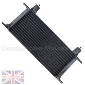 Universal 15 Row Engine Transmission Oil Cooler [Radiator] Black