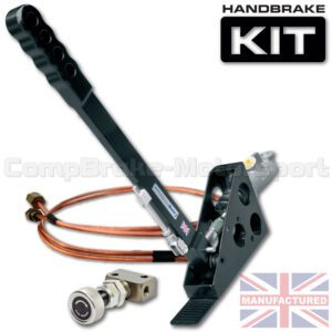450mm Vertical Slimline Hydraulic Handbrake Kit – 1-Handle 1-Cylinder [Kit C]