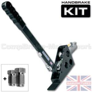 450mm Vertical Slimline Hydraulic Handbrake Kit – 1-Handle 1-Cylinder [Kit D]