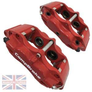 Compbrake Pro Race 5 Calipers [4 Pot] Red [Pair]