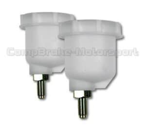 Girling Style Brake 2 x Reservoirs + 2 x Bracket 2 Lines