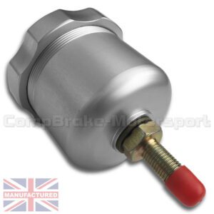 Aluminium Brake Reservoir 70mm diameter 7/16UNF [Single Silver]