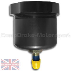 Aluminium Brake Reservoir 70mm diameter 7/16UNF [Single Black]