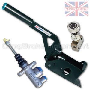 WRC Horizontal Hydraulic Handbrake Assembly – 1-Handle 1-AP Cylinder [Kit A]