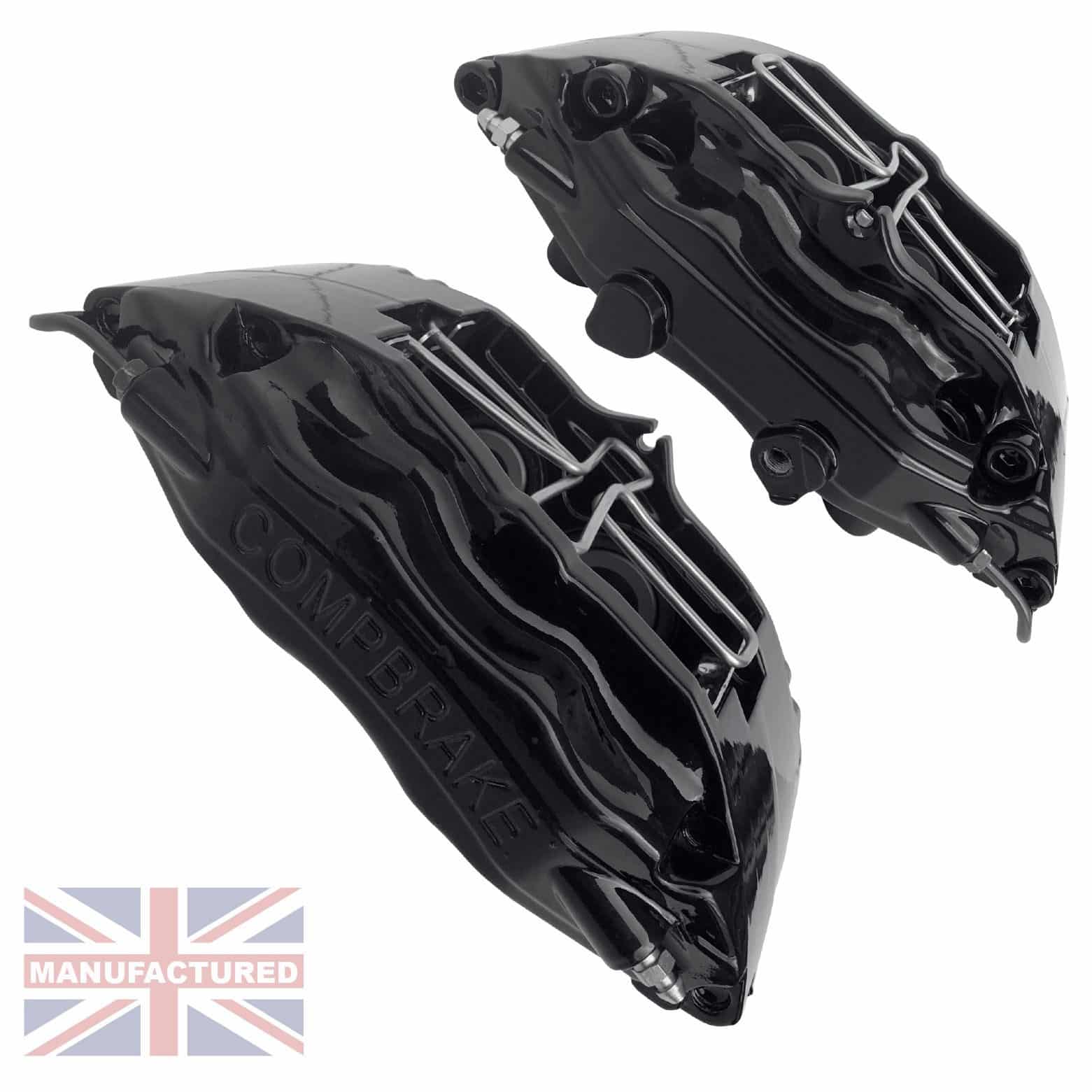 Compbrake Pro Race 7 Calipers [4 Pot] - Black [Pair]