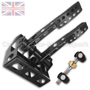 Universal Forward Facing Floor Mounted Hydraulic Pedal Box & Balance Bar - Sportline 2-Pedal