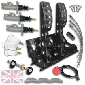 Universal Floor Mounted Hydraulic Pedal Box Kit - Kitcar 2-Pedal [KIT B]