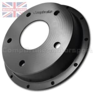 Porsche 968 17” Front Brake Kit – 4 Pot Calipers [Pro Race 7]