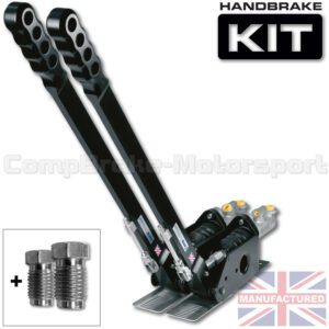 600mm Dual Vertical Hydraulic Handbrake Kit – 2-Handle 2-Cylinder [Kit D]