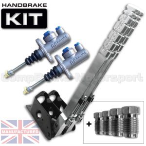 450mm Dual Vertical Hydraulic Handbrake Kit – Premier 2-Handle 2-AP Cylinder [Kit D]