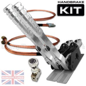 450mm Dual Vertical Hydraulic Handbrake Kit – Premier 2-Handle 2-Cylinder [Kit B]