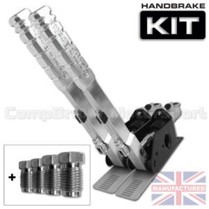 450mm Dual Vertical Hydraulic Handbrake Kit – Premier 2-Handle 2-Cylinder [Kit D]