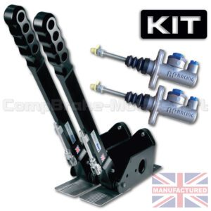 450mm Dual Vertical Hydraulic Handbrake Kit – 2-Handle 2-AP Cylinder [Standard Kit]