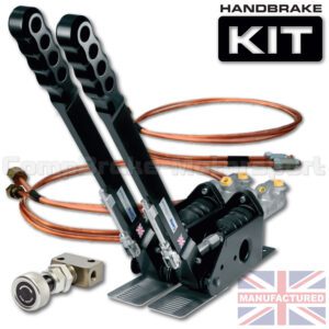 450mm Dual Vertical Hydraulic Handbrake Kit – 2-Handle 2-Cylinder [Kit C]