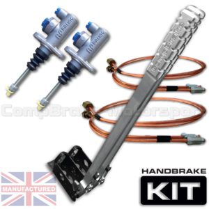 600mm Dual Vertical Hydraulic Handbrake Kit – Premier 2-Handle 2-AP Cylinder [Kit B]