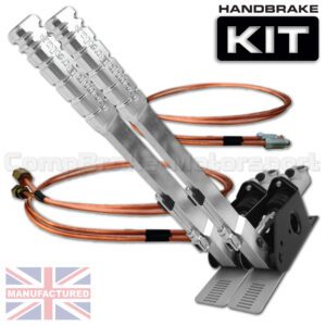 600mm Dual Vertical Hydraulic Handbrake Kit – Premier 2-Handle 2-Cylinder [Kit B]
