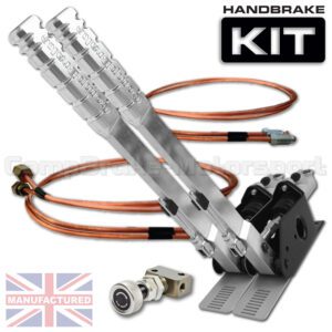 600mm Dual Vertical Hydraulic Handbrake Kit – Premier 2-Handle 2-Cylinder [Kit C]