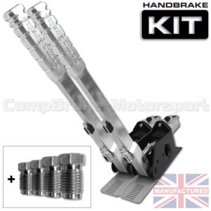600mm Dual Vertical Hydraulic Handbrake Kit – Premier 2-Handle 2-Cylinder [Kit D]