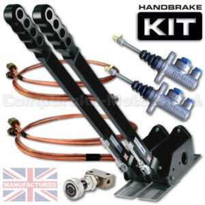 600mm Dual Vertical Hydraulic Handbrake Kit – 2-Handle 2-Cylinder [Kit C]