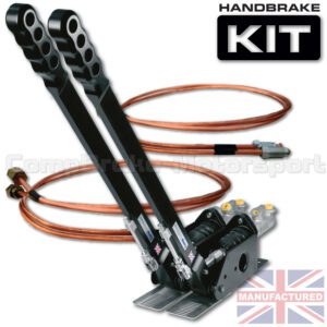 600mm Dual Vertical Hydraulic Handbrake Kit – 2-Handle 2-Cylinder [Kit B]