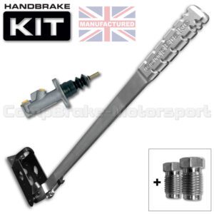 600mm Vertical Hydraulic Handbrake Kit – Premier 1-Handle 1-Cylinder - PLUS UNIONS [Kit D]