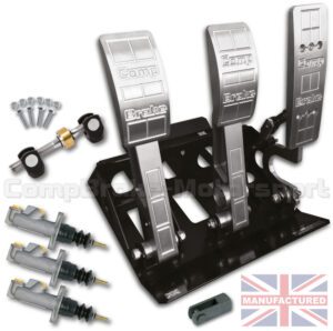 Fiesta MK1-2-3 Floor Mounted Hydraulic Pedal Box Kit - Premier 3 Pedal [STD KIT]