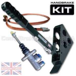 300mm Vertical Slimline Hydraulic Handbrake Kit – 1-Handle 1-AP Cylinder [Kit B]