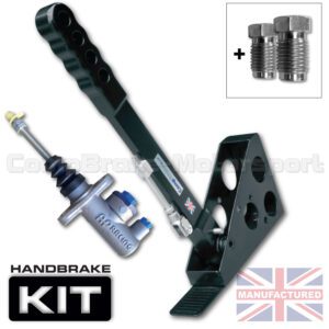 300mm Vertical Slimline Hydraulic Handbrake Kit – 1-Handle 1-AP Cylinder [Kit D]