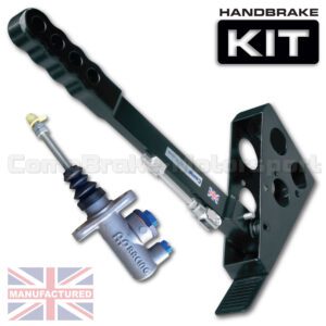 300mm Vertical Slimline Hydraulic Handbrake Kit – 1-Handle 1-AP Cylinder [Standard Kit]