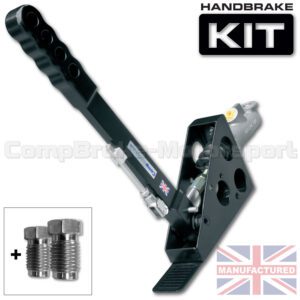 300mm Vertical Slimline Hydraulic Handbrake Kit – 1-Handle 1-Cylinder [Kit D]