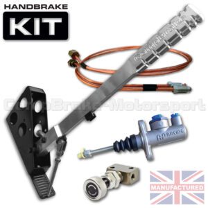 300mm Vertical Slimline Hydraulic Handbrake Kit – Premier 1-Handle 1-AP Cylinder [Kit C]