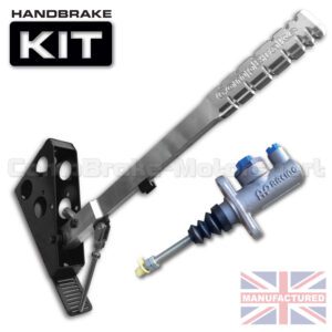 300mm Vertical Slimline Hydraulic Handbrake Kit – Premier 1-Handle 1-AP Cylinder [Standard Kit]