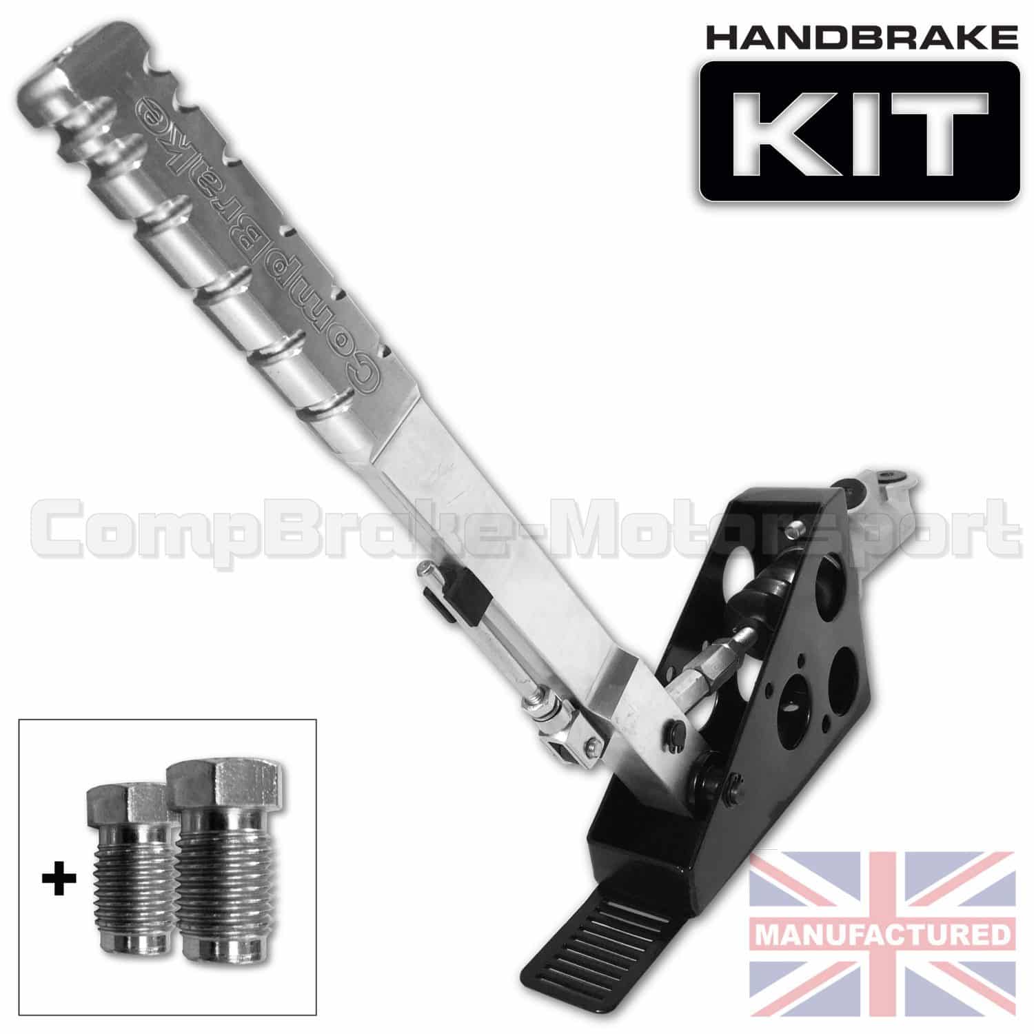 450mm Vertical Slimline Hydraulic Handbrake Kit – Premier 1-Handle 1-Cylinder [Kit D]