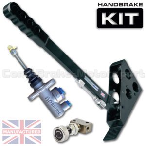 450mm Vertical Slimline Hydraulic Handbrake Kit – 1-Handle 1-AP Cylinder [Kit A]