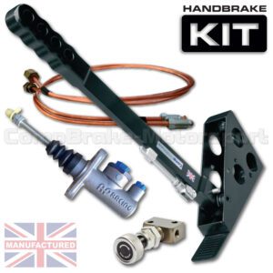 450mm Vertical Slimline Hydraulic Handbrake Kit – 1-Handle 1-AP Cylinder [Kit C]