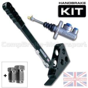 450mm Vertical Slimline Hydraulic Handbrake Kit – 1-Handle 1-AP Cylinder [Kit D]