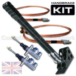 600mm Dual Vertical Slimline Hydraulic Handbrake Kit – 2-Handle 2-AP Cylinder [Kit B]