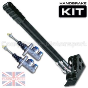 600mm Dual Vertical Slimline Hydraulic Handbrake Kit – 2-Handle 2-AP Cylinder [Standard Kit]