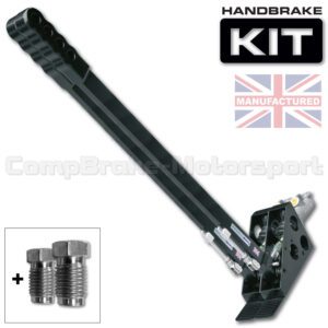 600mm Dual Vertical Slimline Hydraulic Handbrake Kit – 2-Handle 2-Cylinder [Kit D]
