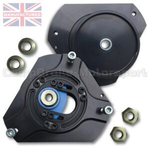 Peugeot 206 Adjustable Front 3 Piece Adjustable Suspension Top Mount With Spring Location Top Cap (PAIR)