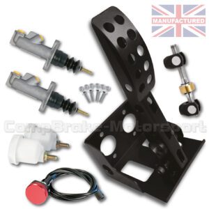 Universal Floor Mounted Bias Brake Pedal - Sportline 1-Pedal Dual Cylinder [KIT A]
