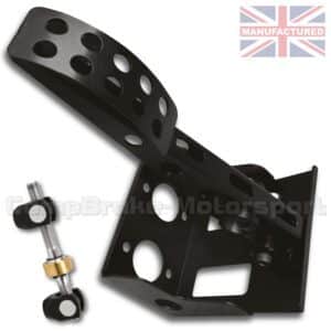 Universal Integral Brake Floor Mounted Hydraulic Pedal Box & Balance Bar - Sportline 1-Pedal Dual Cylinder