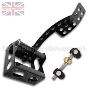 Universal Brake Floor Mounted Forward Facing Hydraulic Pedal Box & Balance Bar - Sportline 1-Pedal Dual Cylinder