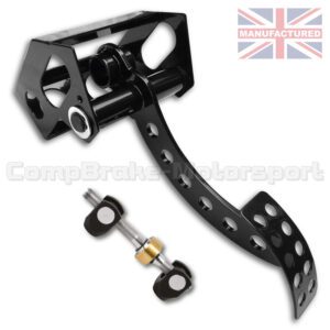 Universal Brake Top Mounted Rear Facing Hydraulic Pedal Box & Balance Bar - Sportline 1-Pedal Dual Cylinder