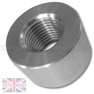 1” BSP Female Aluminium Weld-on Fitting Ideal For Turbo Oil Feed Sensor Dry Sump Tank