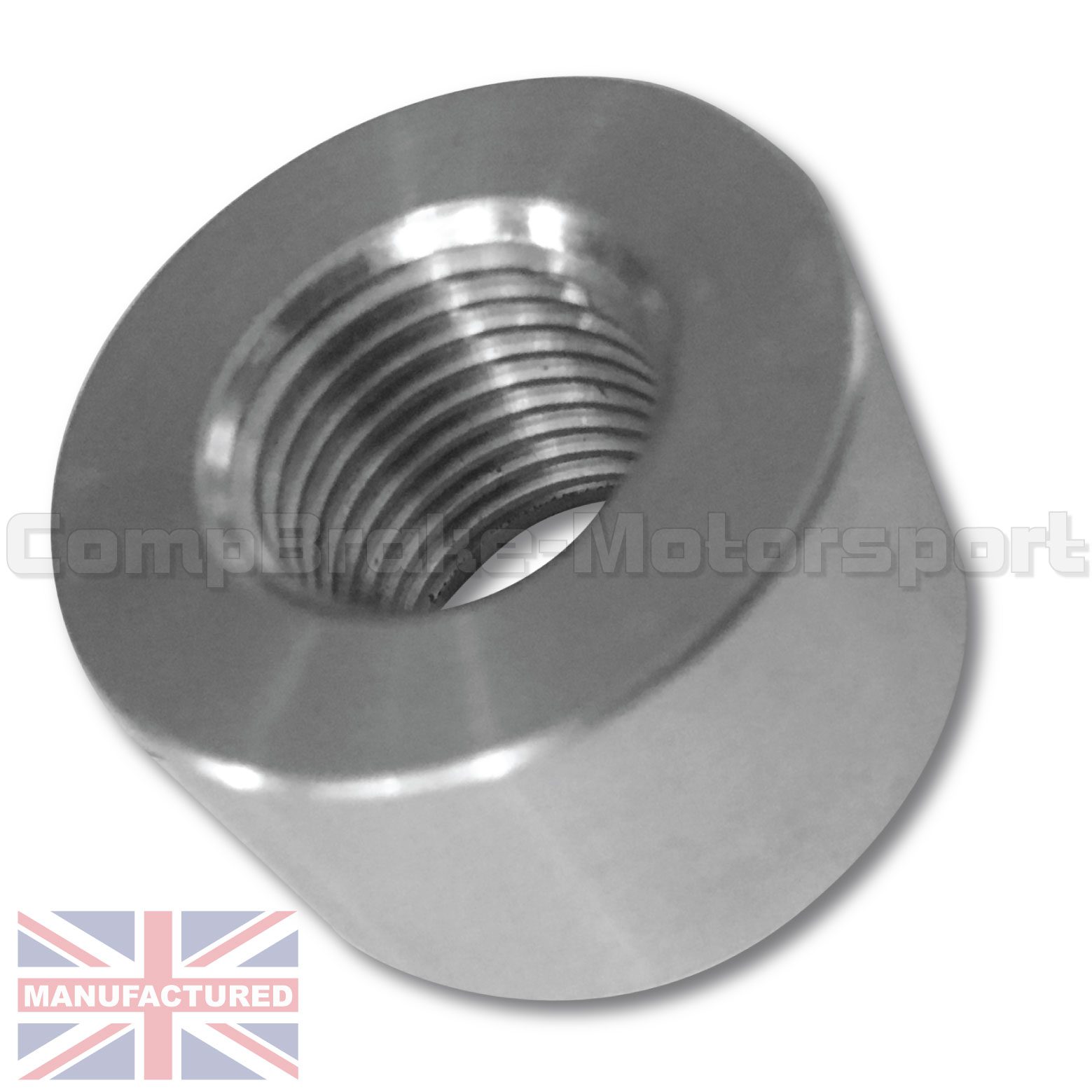 3/8” Bsp Female Aluminium Weld-on Fitting Ideal For Turbo Oil Feed Sensor Dry Sump Tank ect.